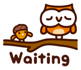 Happy OWL Hoo_3.Going out_English_ver sticker #13728892