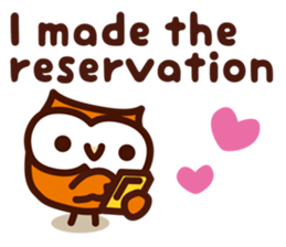 Happy OWL Hoo_3.Going out_English_ver sticker #13728894