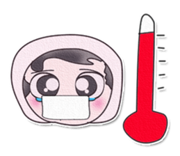 Mr. Isamu. Good Luck! sticker #13729079