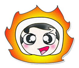 Mr. Isamu. Good Luck! sticker #13729086