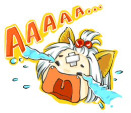 Little Cat girl sticker #13729122