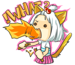 Little Cat girl sticker #13729130