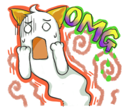 Little Cat girl sticker #13729133