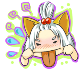 Little Cat girl sticker #13729134