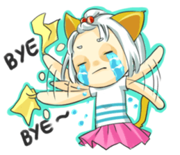 Little Cat girl sticker #13729136