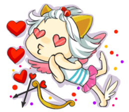 Little Cat girl sticker #13729138