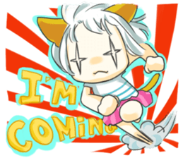 Little Cat girl sticker #13729148