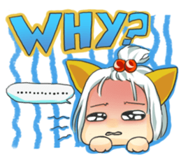 Little Cat girl sticker #13729149