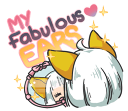 Little Cat girl sticker #13729151