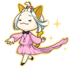 Little Cat girl sticker #13729152