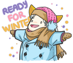 Little Cat girl sticker #13729153