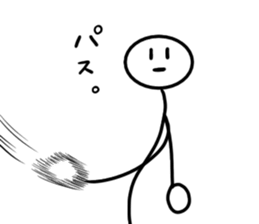 Stick man 5 sticker #13729202