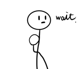 Stick man 5 sticker #13729212