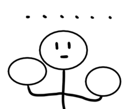 Stick man 5 sticker #13729217