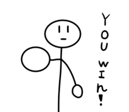 Stick man 6 sticker #13729282