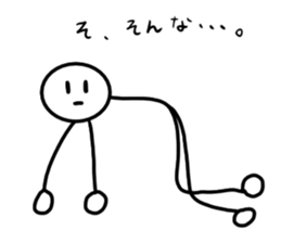 Stick man 6 sticker #13729283