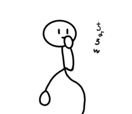 Stick man 6 sticker #13729285