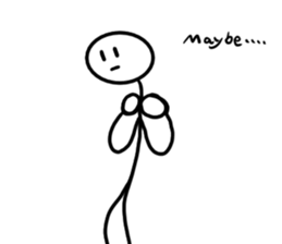 Stick man 6 sticker #13729287