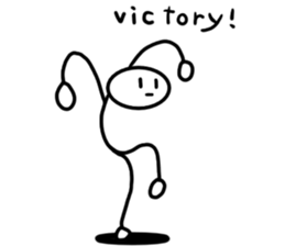 Stick man 6 sticker #13729293