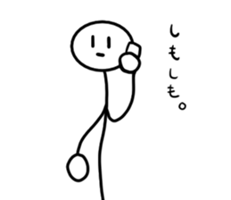 Stick man 6 sticker #13729295