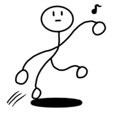 Stick man 6 sticker #13729299