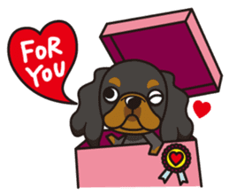 iinu - King Charles Spaniel sticker #13729432