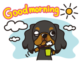 iinu - King Charles Spaniel sticker #13729439