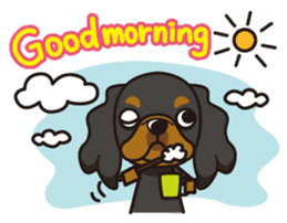 iinu - King Charles Spaniel sticker #13729439