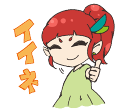 KIJIMUNA girl Sticker sticker #13729607