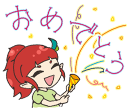 KIJIMUNA girl Sticker sticker #13729608