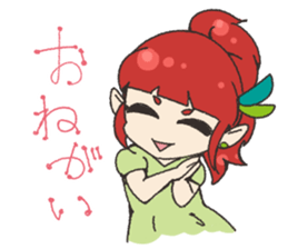 KIJIMUNA girl Sticker sticker #13729610