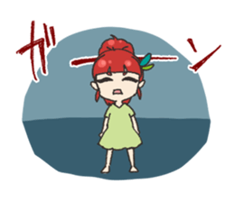 KIJIMUNA girl Sticker sticker #13729615