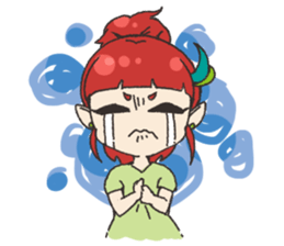 KIJIMUNA girl Sticker sticker #13729617