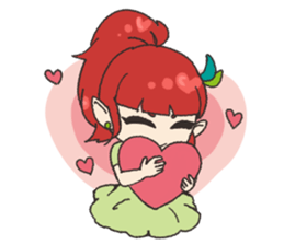KIJIMUNA girl Sticker sticker #13729618