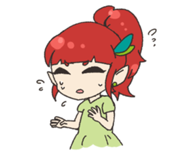 KIJIMUNA girl Sticker sticker #13729620