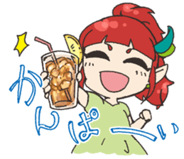 KIJIMUNA girl Sticker sticker #13729628