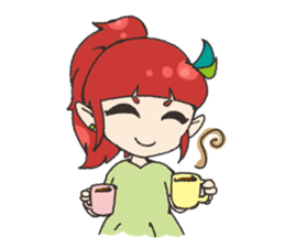 KIJIMUNA girl Sticker sticker #13729631