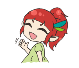 KIJIMUNA girl Sticker sticker #13729632
