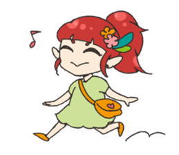 KIJIMUNA girl Sticker sticker #13729635