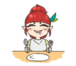 KIJIMUNA girl Sticker sticker #13729636