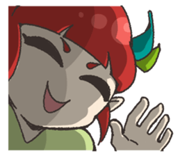 KIJIMUNA girl Sticker sticker #13729637