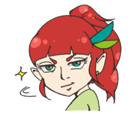 KIJIMUNA girl Sticker sticker #13729638