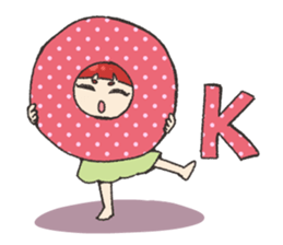 KIJIMUNA girl Sticker sticker #13729644