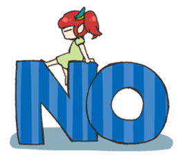 KIJIMUNA girl Sticker sticker #13729645