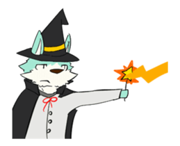 shirt dog & hoodie tiger animation sticker #13729686