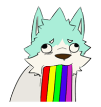 shirt dog & hoodie tiger animation sticker #13729688