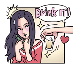 AsB - 133 Drunk with You! sticker #13729945