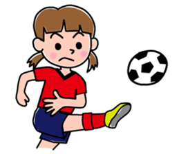 the Football Girl sticker #13729988