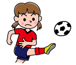 the Football Girl sticker #13729988
