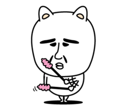 Meaning unknown cat sticker #13730434